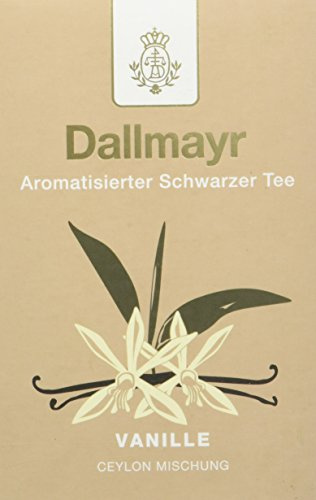 Dallmayr Aromatisierter Schwarztee - Vanille, 8er Pack (8 x 100 g )