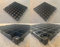GARDEN SHED BASE GRID 4M X 3M SUITS 12X10 SHEDS & 13X10 FEET SHEDS = FULL ECO KIT + HEAVY DUTY MEMBRANE - PLASTIC ECO PAVING SLAB BASES & DRIVEWAY GRIDS