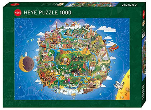Heye Weltkarten Erwachsenen Puzzle The Earth 1000 Teile World Map