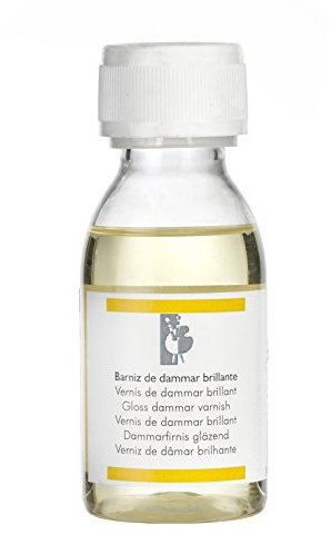Lienzos Levante Barniz de Dammar Brillante, Botella de 100 ml