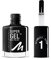 Manhattan Super Gel Nagellack – Gel Maniküre Effekt ganz ohne UV Licht – Schwarzer Nail Polish mit bis zu 14 Tagen Halt – Farbe The Night Is Ours 945 – 1 x 12ml
