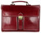 Belli Design Bag B italienische Leder Businesstasche Arbeitstasche Messenger Aktentasche Lehrertasche Laptoptasche unisex in bordeaux- 40x30x14 cm (B x H x T)