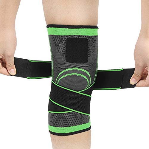 DEWIN Kniestütze Kniebandage,knieunterstuetzung Kompression für Arthrose und Knieschmerzen Gewichtheben Joggen 3D Atmungsaktive Knieschoner Für Damen und Männer (L 40-45CM)