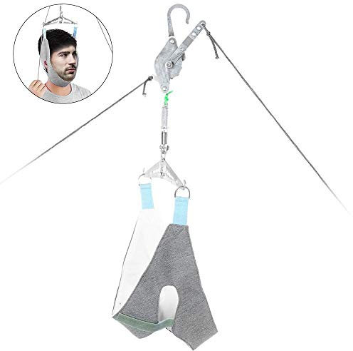 Yotown Cervical Traction, Fixation Einstellbare Nackenstütze, Unterstützung Verstellbare Halskrause Zervikale Traktionsfixierung Zahnhals Korrektur Stretcher Schmerzlinderung