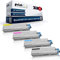 4X Print-Klex Tonerkartuschen kompatibel für Oki C532DN C542DN MC563DN MC573DN C532 C542 MC563 MC573 46490608 46490607 46490606 46490605 Black Cyan Magenta Yellow - Office Pro Serie