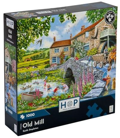 The House of Puzzles - 1000 Piece Jigsaw Puzzle - Old Mill