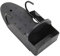 Wall Mounted Iron Holder Hanger Hanging Ironing Board Storage Shelf with Hook Space Saving for Hotel Home Bathroom Dorm Rooms Black