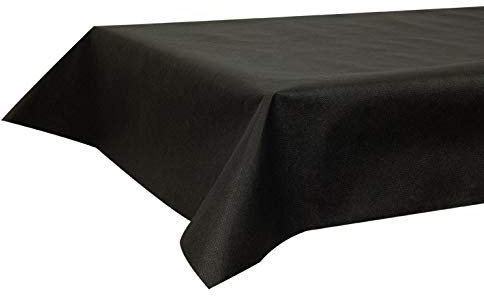 Sensalux Nature Tischdeckenrolle, Tischtuch, CO²-neutrale Produktion, Ihr grüner Fußabdruck - 1,18m x 25m Kohleschwarz