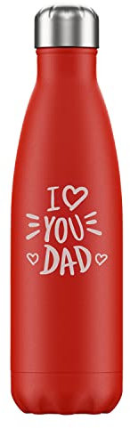 Gourde inox personnalisable Mabouteille® couleur Rouge - Gourde isotherme 75cl double paroi avec gravure laser pour prénom, surnom, date, logo… [ Gourde personnalisable enfant/adulte ]