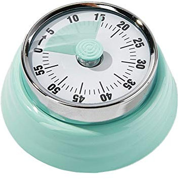 zhppac Countdown Clock Timer Egg Timers For Boiling Eggs Kitchen Timers Wind Up Green,One size