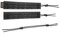 Tasmanian Tiger TT Modular Collector Strap Set VL Modulare Bungee-Cord Funktionsleiste mit Klett-Rückseite, Schwarz