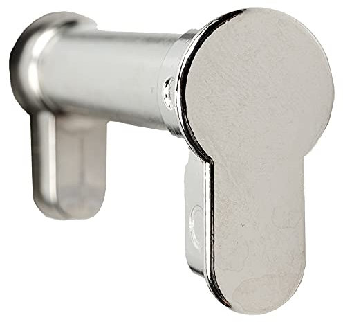 FELGNER UniBlind Blindzylinder | Schlüsselloch Abdeckung Schloss Schließzylinder für Türschloss - individuell verstellbar - 77 mm bis 132 mm Länge - vernickelt