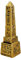 Kocris Casa Obelisk antiken Ägypten Aquarium Terrarium Dekorationen Reptilien Schildkröte Eidechse Tanks Ägyptische Tablet Inschrift Skulptur Figur Statue Dekor Ornament Ornament Gold