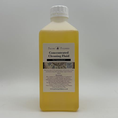 BRASS & CLOCK CLEANING CONCENTRATE SOLUTION NO 1 (1 Litre)