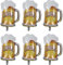 10 Stück Bierbecher-Luftballons, Kronen-Luftballons, Champagner-Folienballons, Bierbecher-Luftballons, Wiederverwendbare Bierkrüge, Folienballons für Bar, Sommerfest, Bierfest, Geburtstagsfeier, Dekor