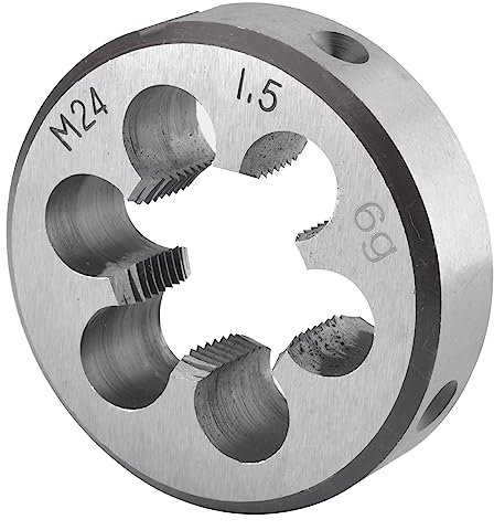 Burkit Metrische M24 x 1,5 runde Schneideisen M24 x 1,5 Maschinengewinde-Schneideisen Rechtshänder