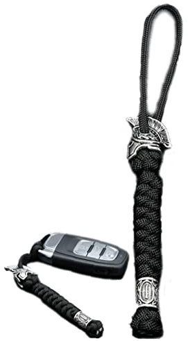 Paracord Schlüsselbund Handgefertigt Gewebtes Paracord Lanyard Für Männer Frauen Auto Schlüssel Brieftaschenzubehör Zum Campen, Angeln, Jagd