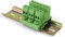 PCB Mount Screw Terminal Block Set, mit 10CM Hutschiene, LNSYSNS Steckklemmen, 2 Pin Steckkontakt Schraubklemme Steckverbinder, Spannung 300 V, Strom 15 A - 5.08mm Pitch Leiterplatten