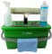 GBPro 35cm Window Cleaning 10 in 1 Starter Kit|24L Bucket +watertight sealed lid +Window Squeegee +T Bar +Microfibre Wash Sleeve + Rubber Blades +Glass cloth +Glass Cleaner +Spray Bottle +hangers