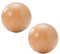 2 Stück Holzknäufe Kugel-Möbelknöpfe Natürliches Buche Holz Schubladenknöpfe Schrankknöpfe Kommodegriffe Kleiderschrank Griffe (Diameter 25mm)