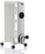 Daewoo Oil Filled Radiator, 1500W, Ideal For Small To Medium Rooms, Enhanced Safety Features, Timer And Adjustable Thermostat, LED Display And Remote Control, Portable With Cord Storage, White