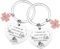 Lumengqi Cadeau de Maman Porte-clés de Maman d'anniversaire Cadeau fête des mères pour Maman «Merci Maman Je t'aime» Cadeaux de Noël (10)