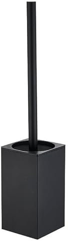 Toilet Brush and Holder, NSCMQSL Toilet Bowel Brush for Cleaning with Stainless Steel Handle,Space Saving for Storage Square Toilet Brush Freestanding