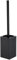 Toilet Brush and Holder, NSCMQSL Toilet Bowel Brush for Cleaning with Stainless Steel Handle,Space Saving for Storage Square Toilet Brush Freestanding