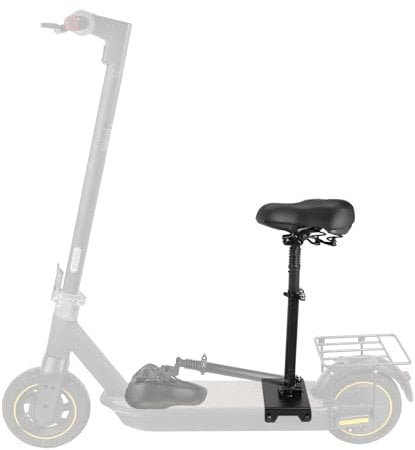 Elektroroller Sitzsattel für Segway-Ninebot Max G30/Max G30LP, Einstellbarer Sitzsattel Faltbarer Elektroroller Sitz Verstellbarer Rollersitz E Scooter Sitz Stoßdämpfender, Höhenverstellbar 51-63cm