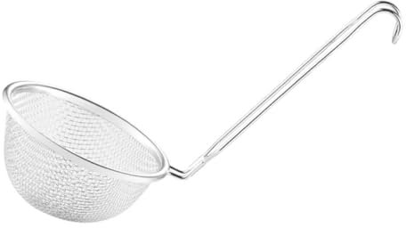 Cabilock Stainless Steel Strainer Colander Mesh Spoon for Cooking Noodle Strainer Easy to Use Random Style