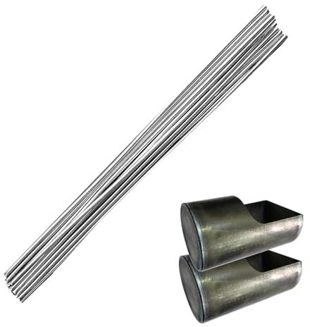 Baguettes de soudage en aluminium - soudage facile des métaux à basse température et à haute fluidité | Tiges de réparation universelles pour les réparations de l'aluminium, du cuivre, du fer, de l'ac