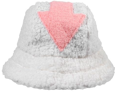 SOIMISS All- Arrow Pattern Design Fisherman Hat Modischer Herbst Bucket Hat -Fleece Für Damen Und Warm Und Stylisch Für Outdoor-aktivitäten Und