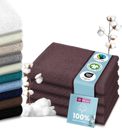 4er Set Premium Duschtücher [100% Baumwolle] 70x140 cm, Bordeaux/rot/große Handtücher Weich, Saugstark & Pflegeleicht/Badetuch Perfekt für Bad, Strand & Reisen