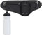 Cinturón De Botella De Agua,Riñonera Running Deportiva Mujer Hombre,Cinturón De Hidratación con Botella,Soporte Plegable para Botellas De Agua,con Hervidor De Agua De 600ml,Negro,Kiuiom