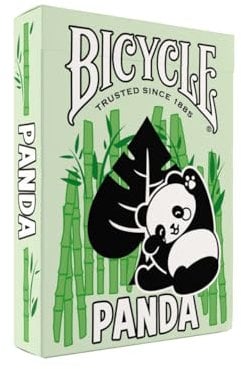 Bicycle Panda (Designer Spielkarten, Poker, Skat...), Yellow