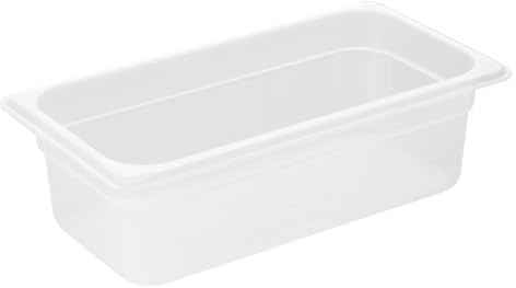 Nisbets Essentials Polypropylene Gastronorm Container, GN 1/3 100mm 3.6Ltr | Boosts commercial kitchen organization with durable food-safe storage, built for high-volume prep and busy catering.
