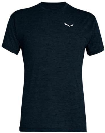 SALEWA PUEZ Melange Dry M S/S Tee, 4XL, Blueberry Melange