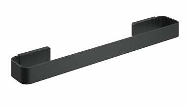 COSMIC NEA Handtuchhalter, gerade, Edelstahl, 400 mm, Dual Fixing, Mattschwarz