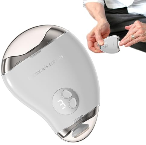 Automatischer Nageltrimmer, 3 Geschwindigkeiten, Elektrischer Nagelschneider Automatisch, Sicheres Trimm Und Poliergerät Für Fingernägel Und Zehennägel, Für Babys, Ältere Menschen, Erwachsene