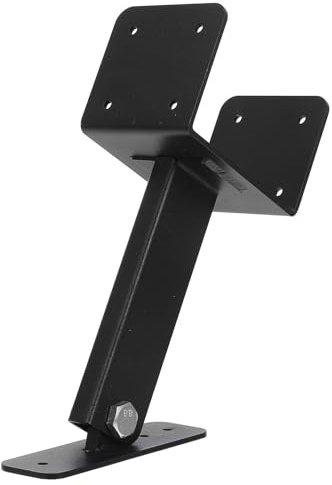 SHINEOFI Schwerlast Dachstützhalterung aus Edelstahl Schwarz Widerstandsfähig und Vielseitig Moderne Baldachinhalterung für Terrassenüberdachungen und Pergola Stützsystem