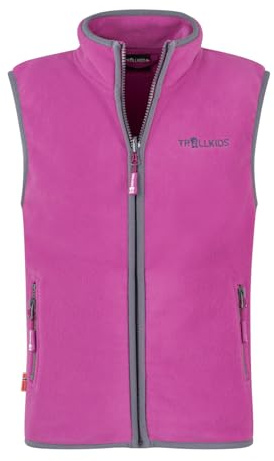 Trollkids Kids Arendal Vest | Extrem leicht, Geringes Packmaß, Schnelltrocknend, Zip-in-System-kompatibel