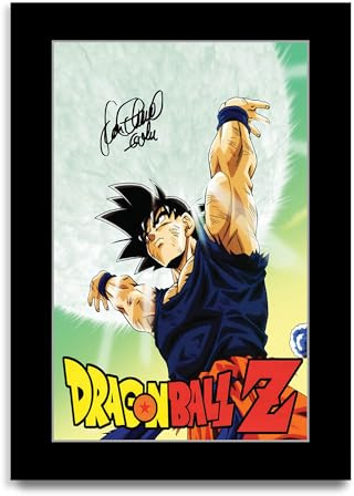 HWC Trading Dragon Ball Z Geschenke Gedrucktes Signiertes Autogramm Poster für Fans von Fernsehn Memorabilien (ID-003049) - A4 Nur Druck