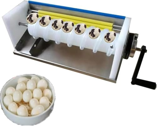 Máquina peladora de huevos de codorniz de acero inoxidable, salida de 25 kg/hora para pelar huevos comerciales eficientes