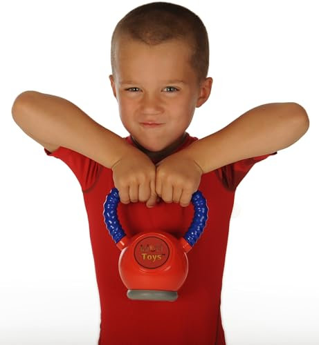 WOD Toys® Kettle Kid Kettlebell Red - Safe, Durable Toy for Kids Fitness