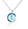Silberkette Halskette 925 Silber Sternzeichen Tierkreiszeichen Wassermann hergestellt mit Swarovski®Kristall