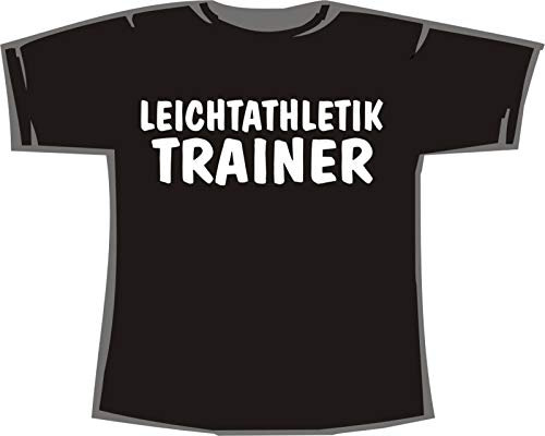 Leichtathletik Trainer; T-Shirt schwarz, Gr. 5XL; Unisex; Unisex