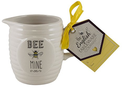 English Tableware Company Bee Happy Bee Mine Creamer Milk Jug 200ml