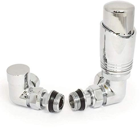 Delta Corner TRV Chrome Thermostatic Radiator Valve
