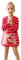 MRULIC Baby Mädchen Schöne Minikleid Baumwolle Warme Pullover Blusenkleid Winter Stricken Sweater Jumper Kleider Outfits Babysachen Für 1-6 Jahre altes Mädchen(A-Rot,Höhe:135-140CM)
