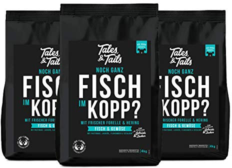 Tales & Tails – Fisch Kopp? Softes Trockenfutter 3X 4 kg